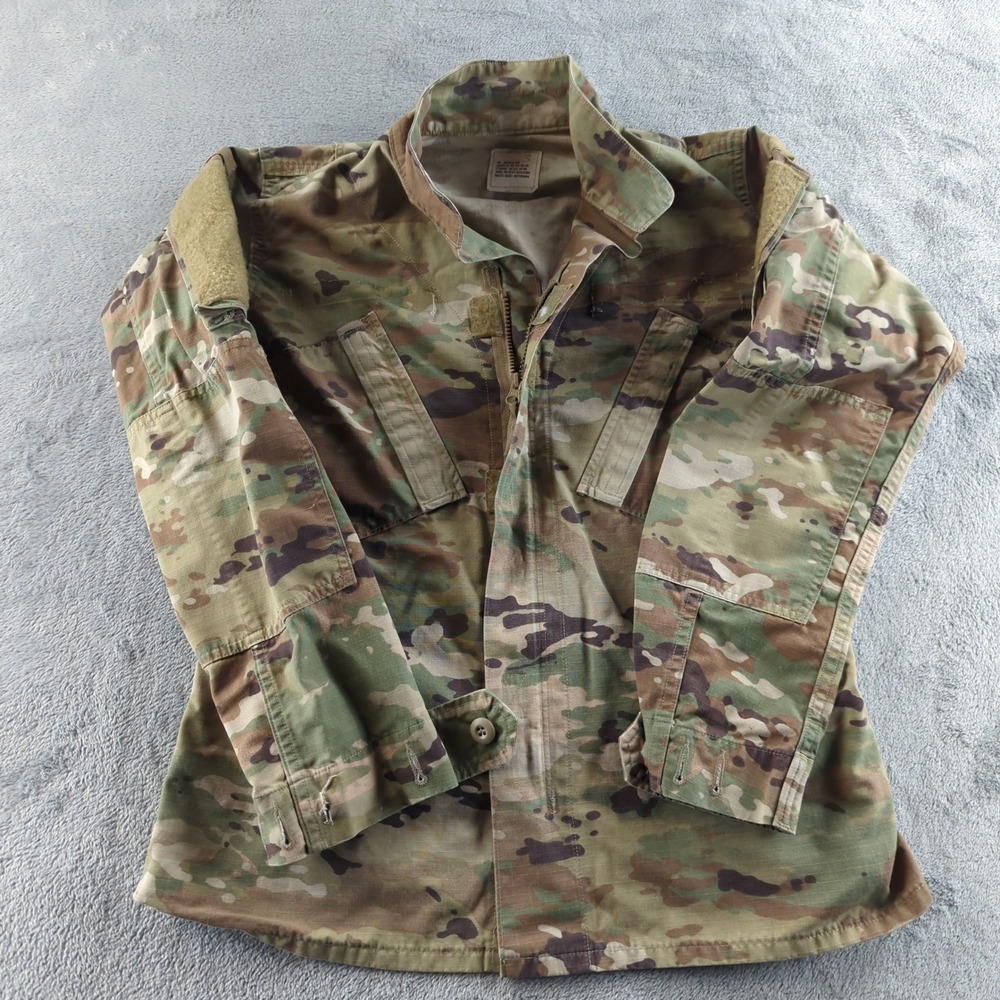 US Army Combat Shirt Womens Medium 36R OCP Scorpion W2 Camo ACU Field Jacket
